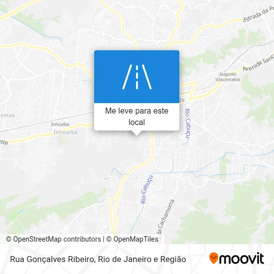 Rua Gonçalves Ribeiro mapa