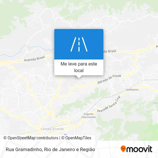 Rua Gramadinho mapa