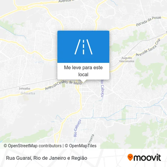 Rua Guaraí mapa