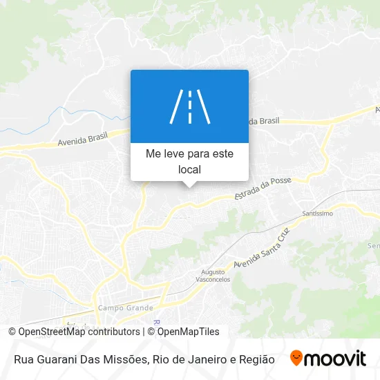 Rua Guarani Das Missões mapa