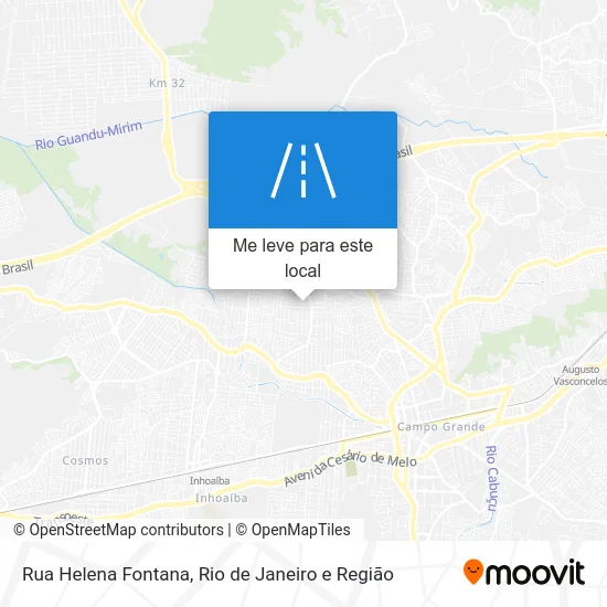 Rua Helena Fontana mapa