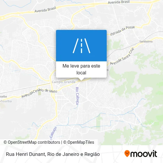 Rua Henri Dunant mapa