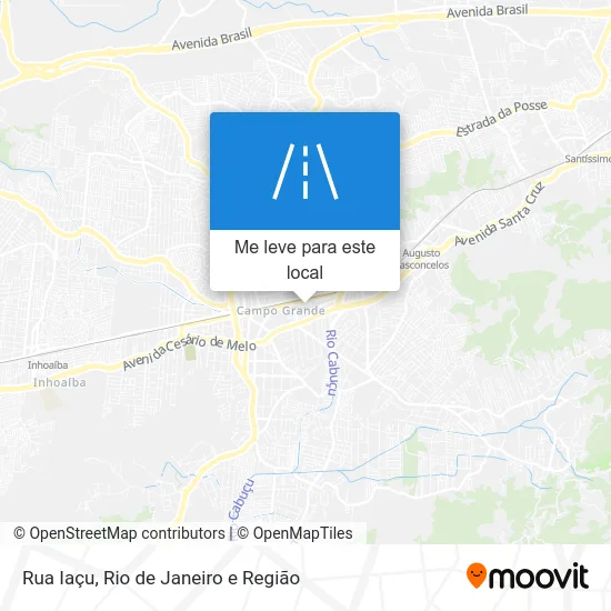 Rua Iaçu mapa