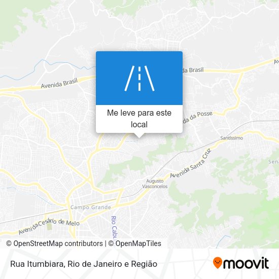 Rua Itumbiara mapa