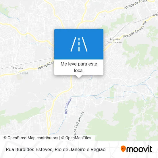 Rua Iturbides Esteves mapa