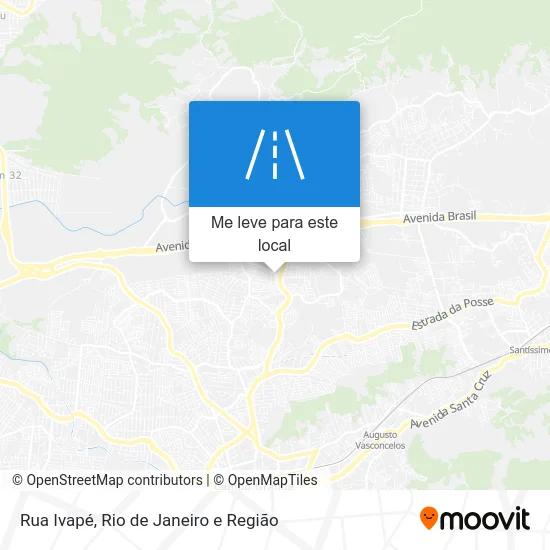 Rua Ivapé mapa