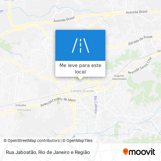 Rua Jaboatão mapa