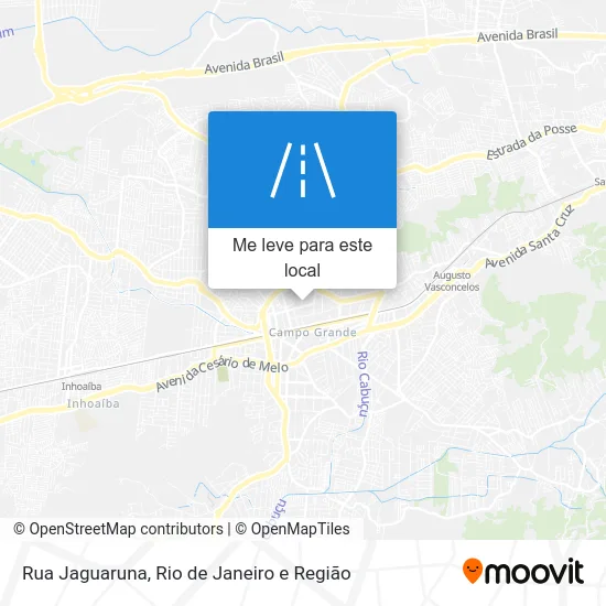 Rua Jaguaruna mapa