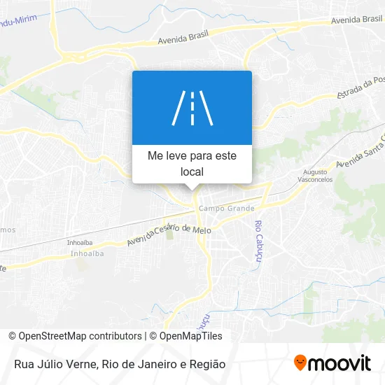 Rua Júlio Verne mapa