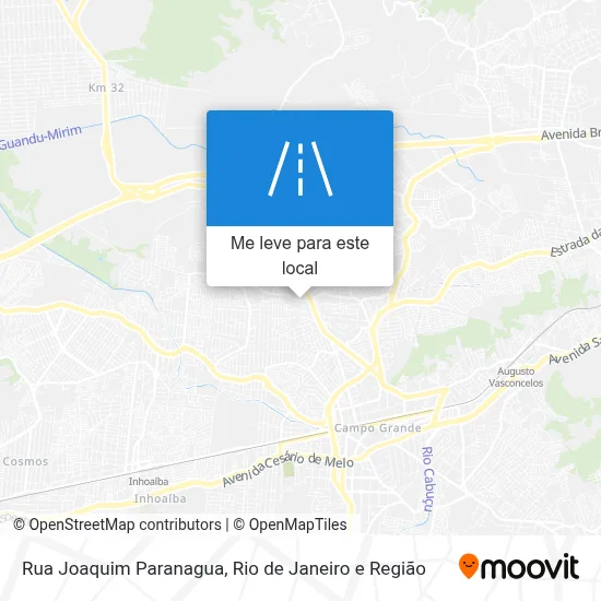 Rua Joaquim Paranagua mapa