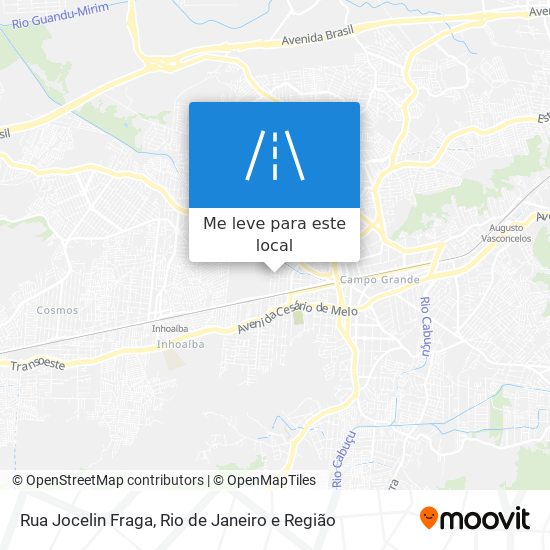 Rua Jocelin Fraga mapa