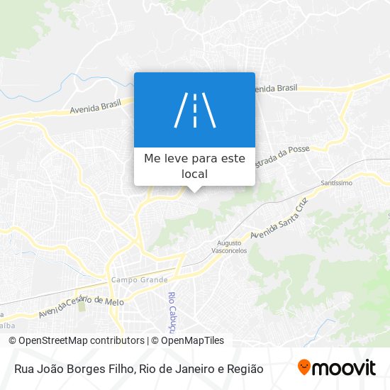 Rua João Borges Filho mapa