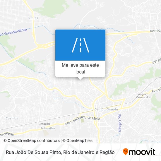 Rua João De Sousa Pinto mapa