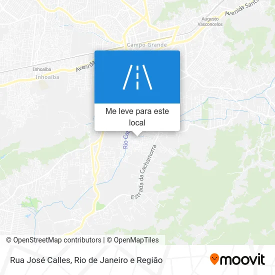Rua José Calles mapa