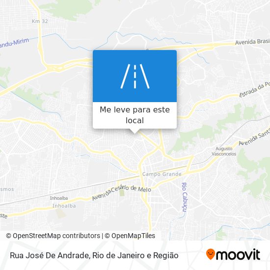 Rua José De Andrade mapa