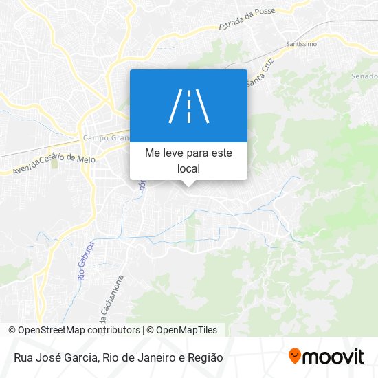 Rua José Garcia mapa