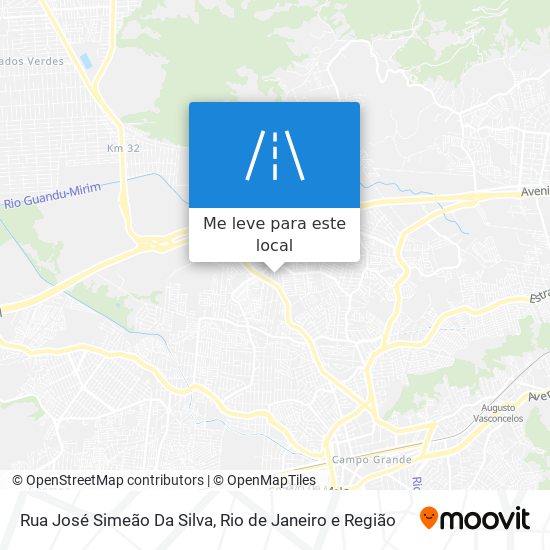 Rua José Simeão Da Silva mapa