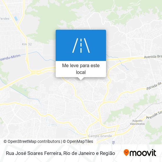 Rua José Soares Ferreira mapa