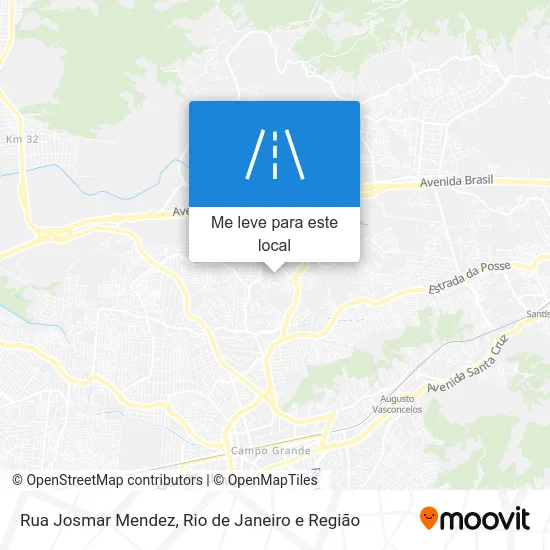 Rua Josmar Mendez mapa