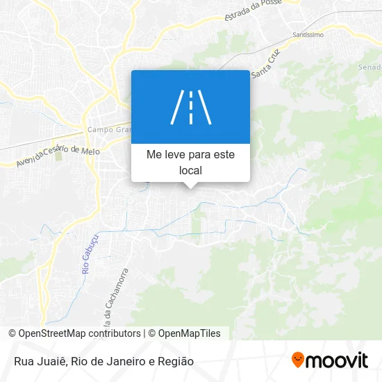 Rua Juaiê mapa