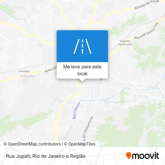 Rua Jupati mapa