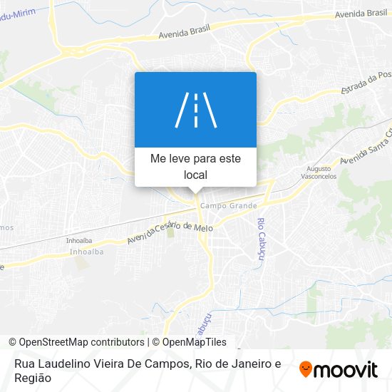 Rua Laudelino Vieira De Campos mapa