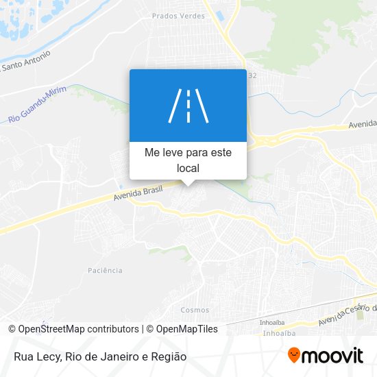 Rua Lecy mapa