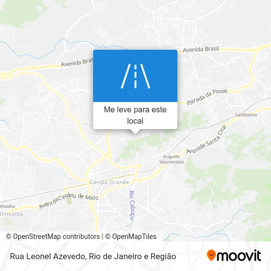Rua Leonel Azevedo mapa