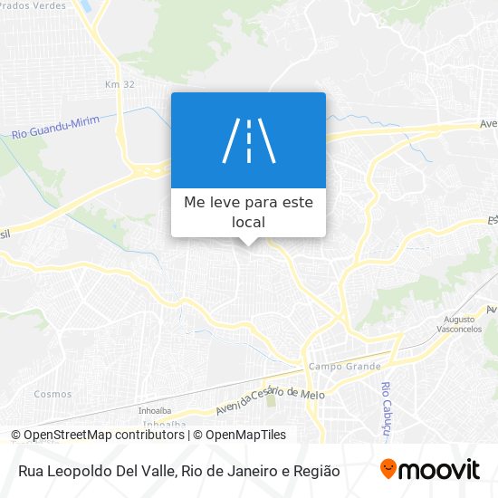 Rua Leopoldo Del Valle mapa