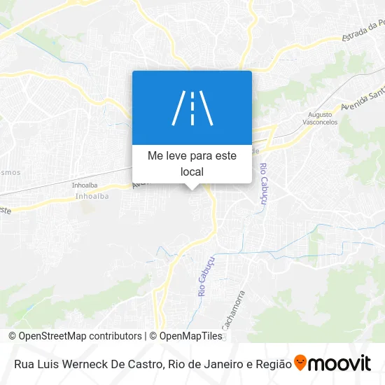 Rua Luis Werneck De Castro mapa