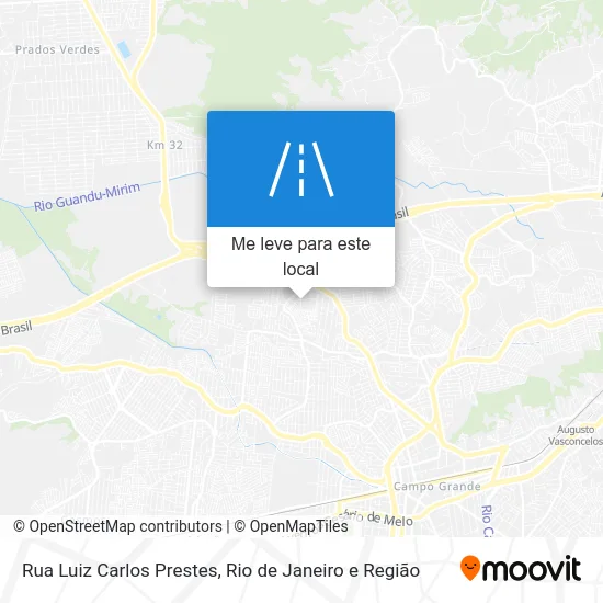 Rua Luiz Carlos Prestes mapa
