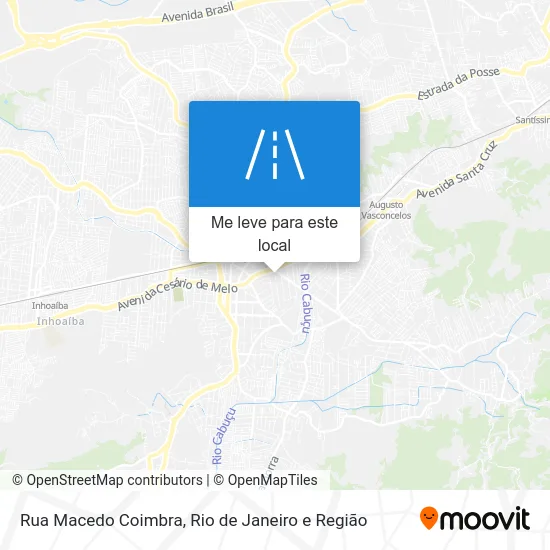 Rua Macedo Coimbra mapa