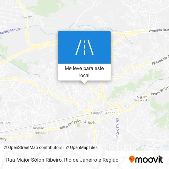 Rua Major Sólon Ribeiro mapa