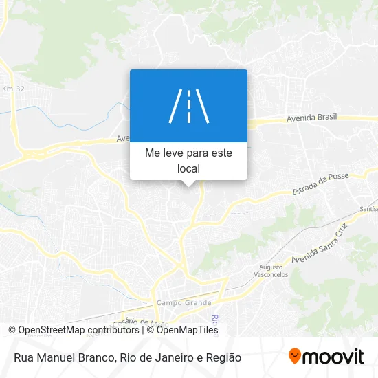 Rua Manuel Branco mapa