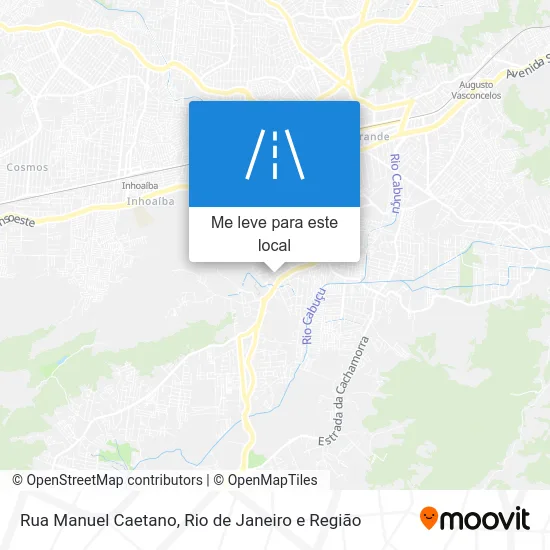 Rua Manuel Caetano mapa
