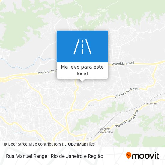 Rua Manuel Rangel mapa