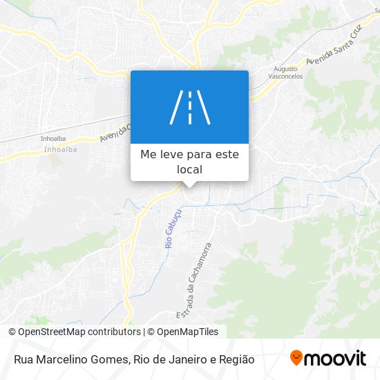 Rua Marcelino Gomes mapa