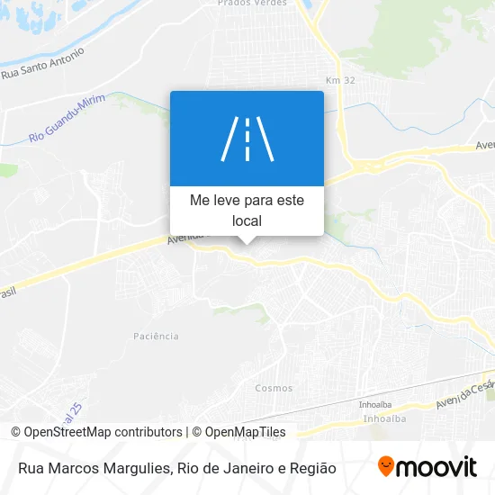 Rua Marcos Margulies mapa