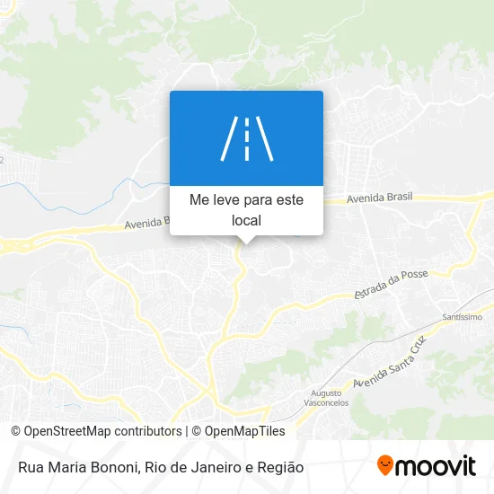 Rua Maria Bononi mapa