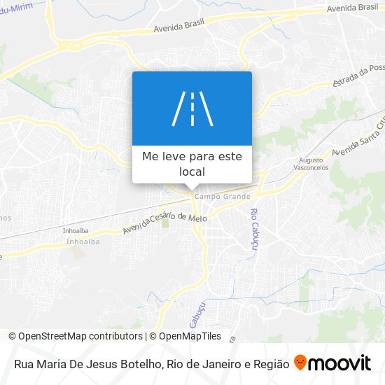 Rua Maria De Jesus Botelho mapa