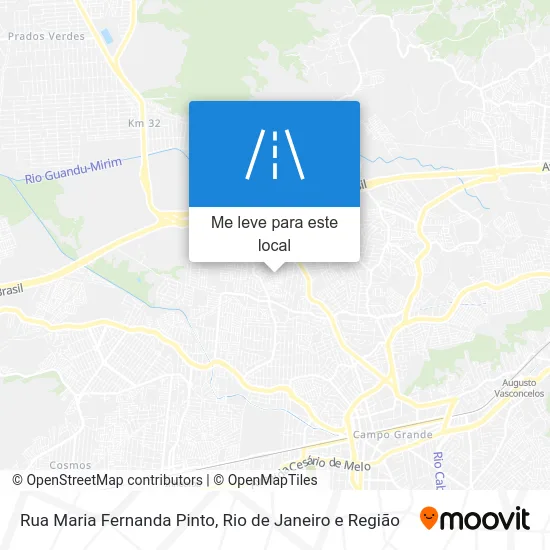 Rua Maria Fernanda Pinto mapa