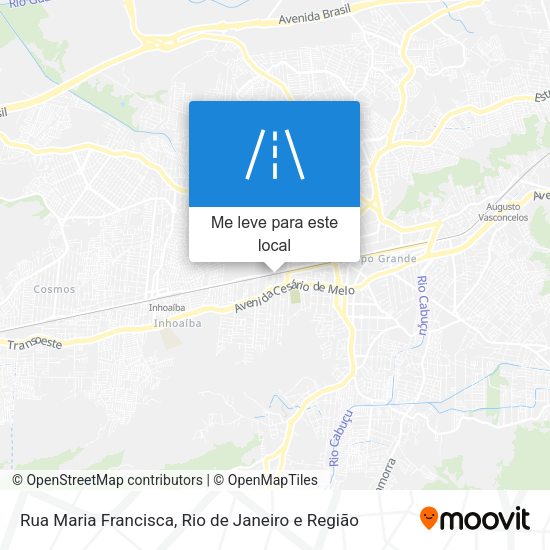 Rua Maria Francisca mapa