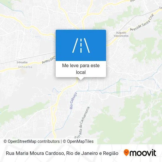 Rua Maria Moura Cardoso mapa