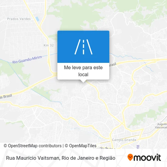 Rua Maurício Vaitsman mapa