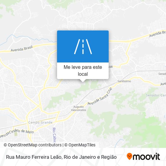 Rua Mauro Ferreira Leão mapa
