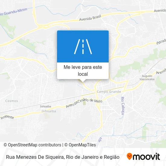 Rua Menezes De Siqueira mapa