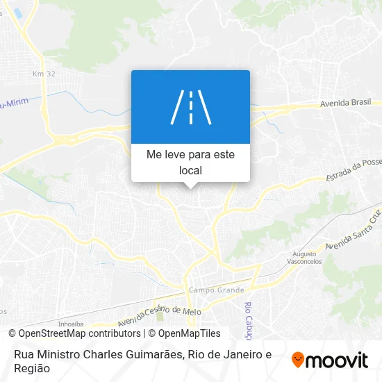 Rua Ministro Charles Guimarães mapa