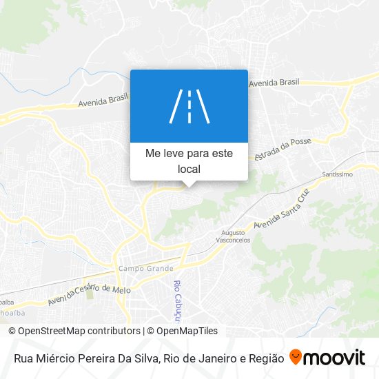 Rua Miércio Pereira Da Silva mapa