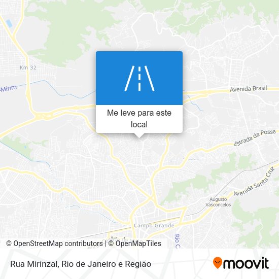 Rua Mirinzal mapa