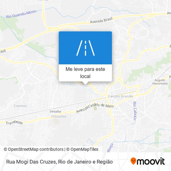 Rua Mogi Das Cruzes mapa